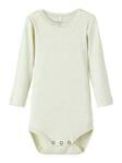 Name It vauvan rib body, beige - Pitkähihaiset bodyt - name13198038pm - 1