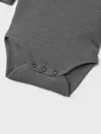 Name it vauvan rib body, harmaa - Pitkähihaiset bodyt - name13198041mm - 3