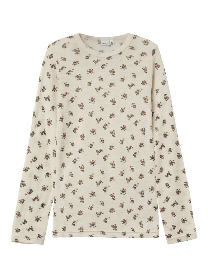 Name It villapaita, valkoinen / kukka - Villakerrastot - name13214755m - 1