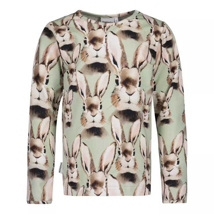 Metsola lasten paita, pupu/minttu - Pitkähihaiset paidat - mets26B107M - 1