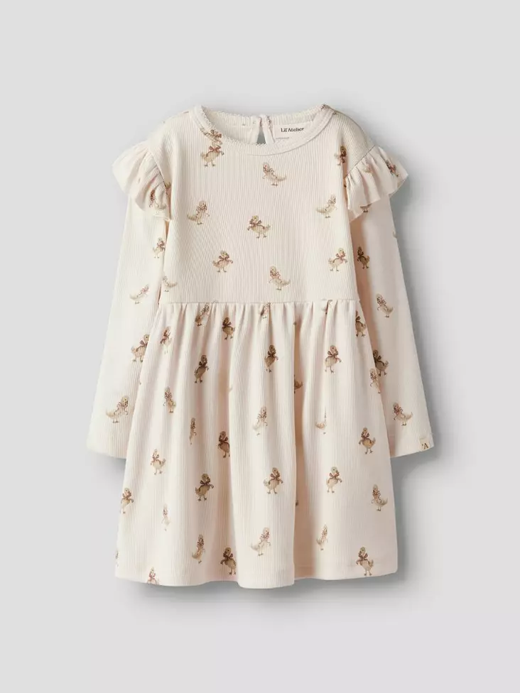 Lil'Atelier lasten mekko, hanhet - Pitkähihaiset mekot - name13249899am - 1