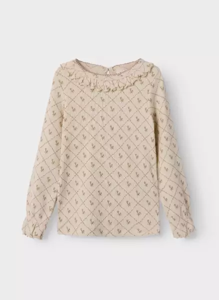 Lil'Atelier lasten rib paita, kukka - Pitkähihaiset paidat - name13238348gm - 1