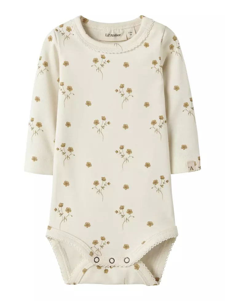 Lil'Atelier vauvan body, kukka - Pitkähihaiset bodyt - name13253486cm - 1