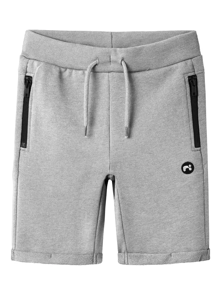Name it lasten collegeshortsit, harmaa - Shortsit ja shortsihaalarit - name13236219gm - 1