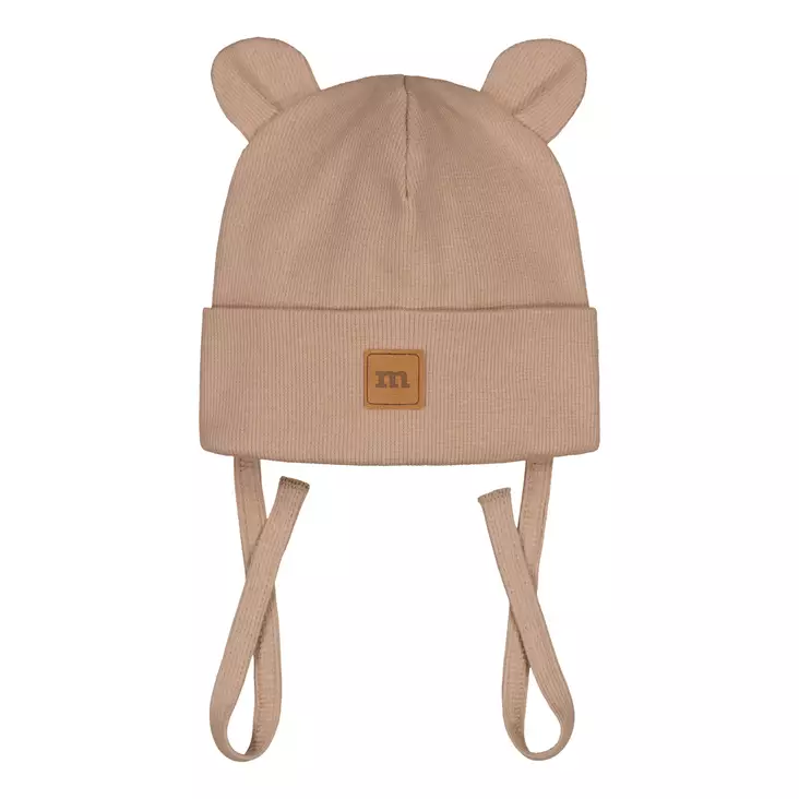 Metsola vauvan rib nallepipo, beige - Välikausipipot - metss26s50090n - 1