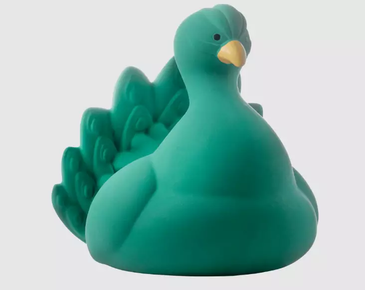 Natruba kylpylelu, riikinkukko vihreä - Kylpy-/vesilelut - BAPEA01Gn - 1