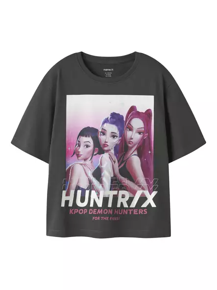 Name it Kpop Demon Hunters T-paita, t.harmaa - T-paidat - name13264033bo - 1