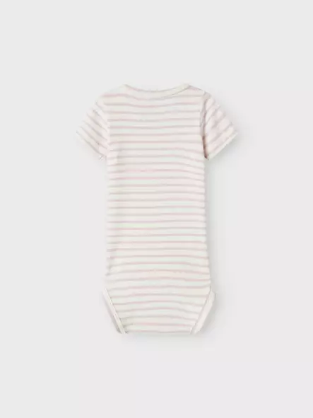Name it vauvan LH rib body, valk-roosa - Lyhythihaiset bodyt ja kesäpuvut - name13240373wo - 2