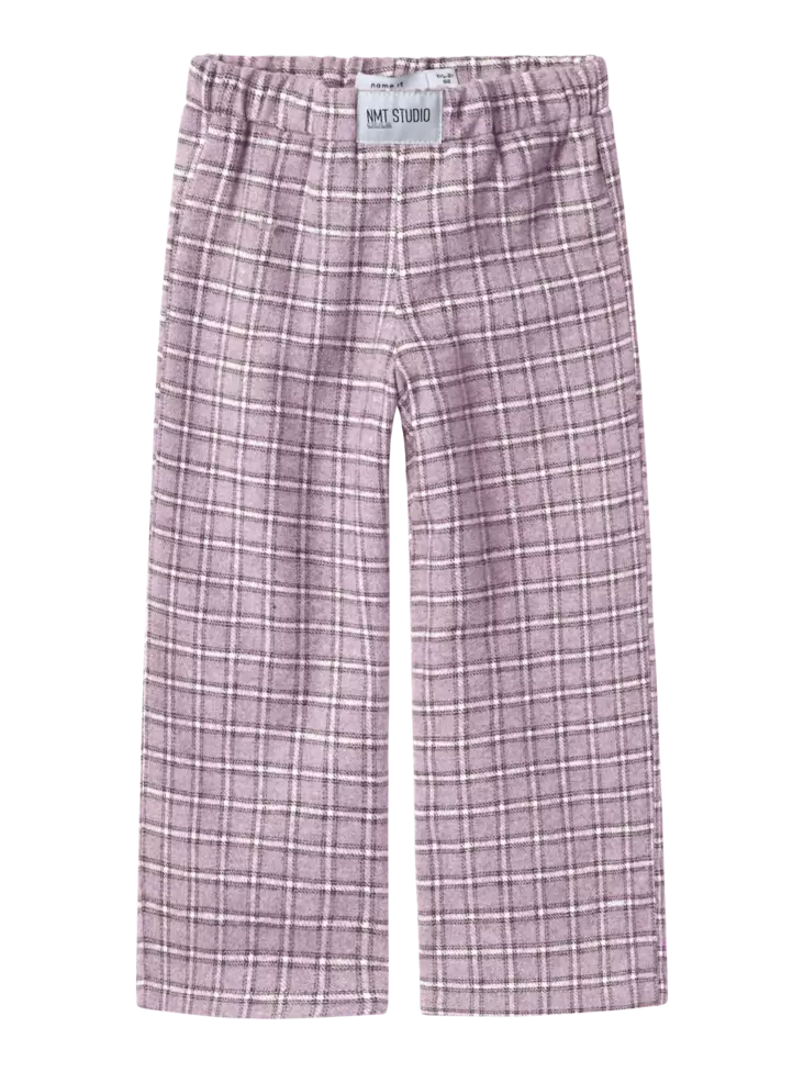 Name it lasten flanellihousut, liila - Yöasut - name13239093wo - 1