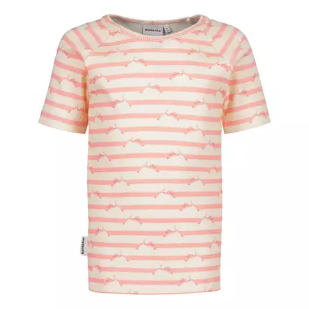 Metsola lasten rib T-paita, koira/pinkki - T-paidat - mets263610690p - 1