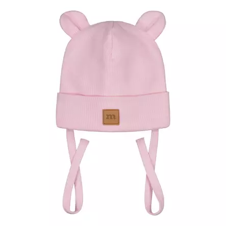 Metsola vauvan rib nallepipo, pinkki - Välikausipipot - metss26s50090p - 1