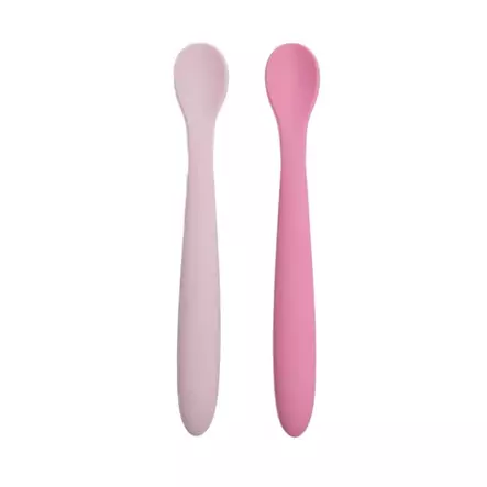 Mylo Silikonilusikat, pink & peony - Juomapullot, astiat ja aterimet - mylo1008pp - 1