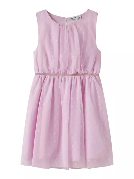 Name it lasten juhlamekko, pinkki - Lyhythihaiset mekot - name13218323p - 1