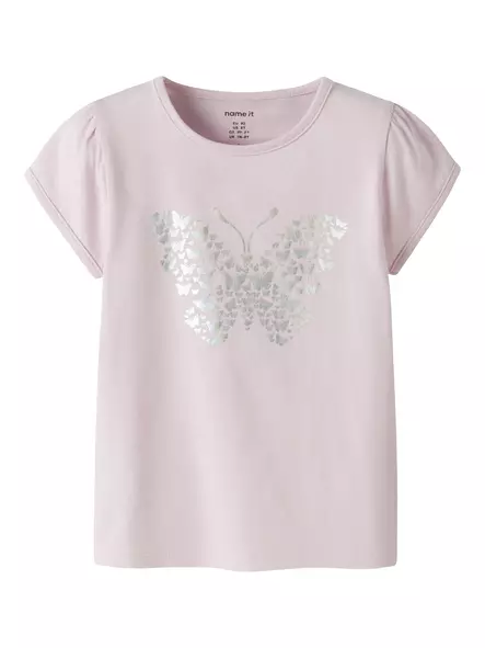 Name it lasten T-paita, perhonen/v.pun - T-paidat - name13254637cp - 1