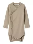 Lil'Atelier vauvan kietaisubody, beige - Pitkähihaiset bodyt - lil13245116wp - 1