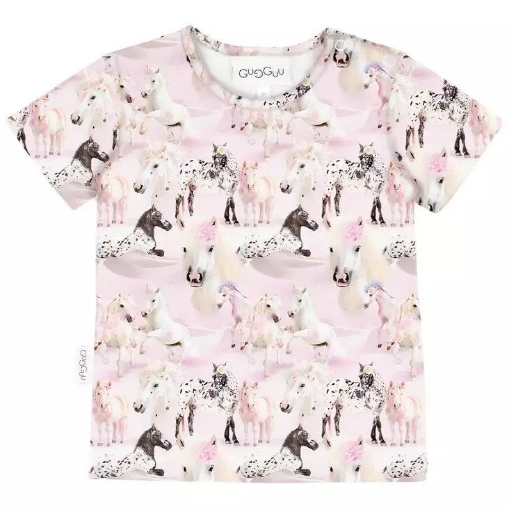 Gugguu lasten T-paita, hevoset - T-paidat - GU2630332P - 1