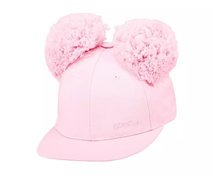 Gugguu tuplatupsu lippis, vaaleanpunainen 100% Puuvillaa. - Lippalakit - ggss26732cp - 1