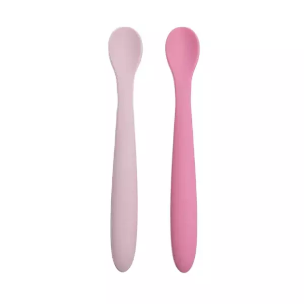 Mylo Silikonilusikat, pink & peony - Juomapullot, astiat ja aterimet - mylo1008pp - 1