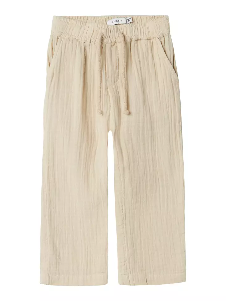 Name it lasten musliini housut, beige - Muut housut - name13242320p - 1