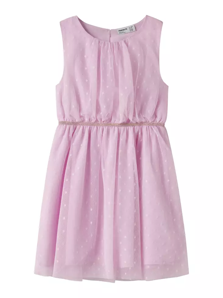 Name it lasten juhlamekko, pinkki - Lyhythihaiset mekot - name13218323p - 1