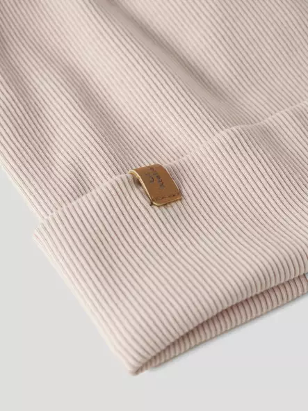 Lil' Atelier rib pipo vaalea roosa - Välikausipipot - name13230187cr - 2