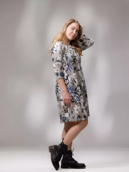 Versonpuoti aikuisten VERSOmekko 3/4 hiha - Aikuisten mekot+haalarit - versow250171BR - 2