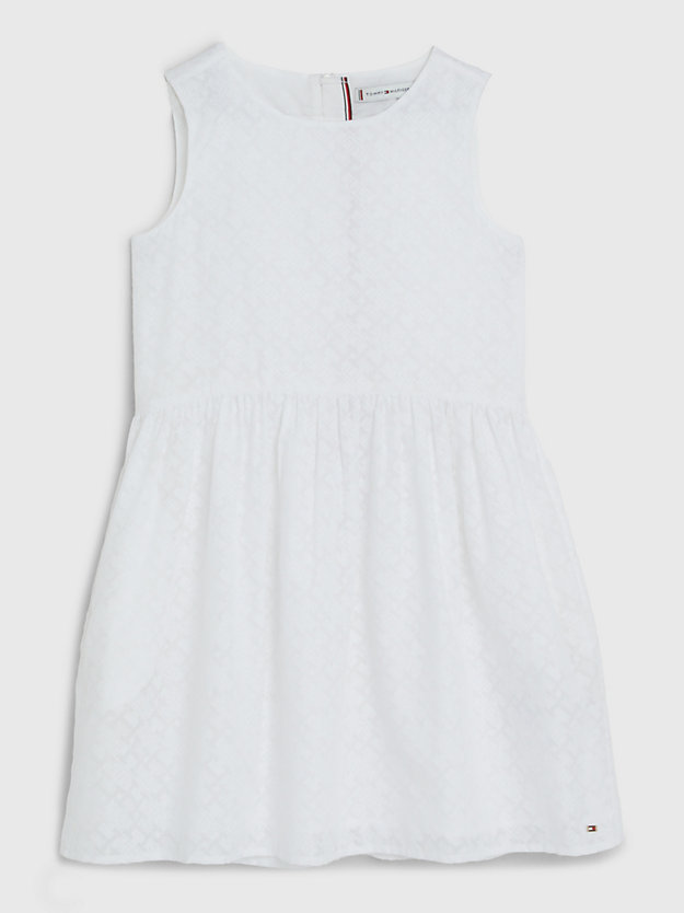 Tommy Hilfiger lasten mekko - Lyhythihaiset mekot - thkg0kg07175ybr - 1