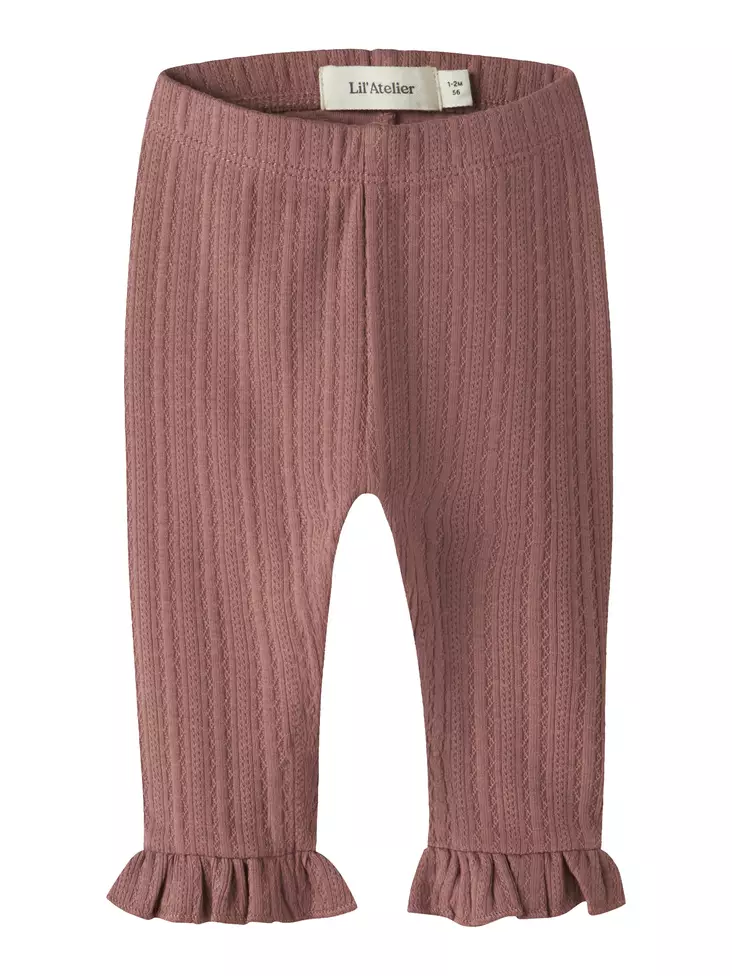 Lil' Atelier vauvan legginsit, roosa - Legginsit - lil13259041wr - 1