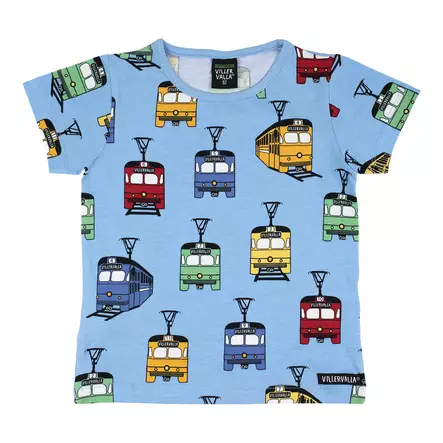 Villervalla lasten T-paita, ratikka - T-paidat - villers26079ms - 1