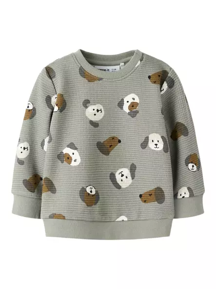 Name it vauvan collegepaita, koira/vihreä - Collegepaidat - name13251610s - 1