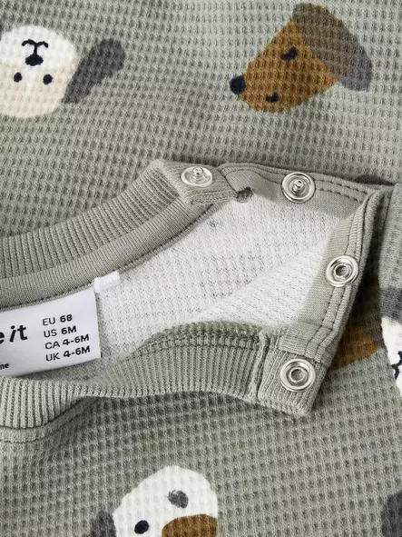 Name it vauvan collegepaita, koira/vihreä - Collegepaidat - name13251610s - 2