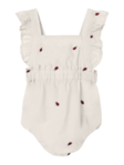 Name it vauvan leppäkerttu romper, valk - Lyhythihaiset bodyt ja kesäpuvut - name13227280js - 1