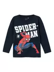 Name it lasten Spiderman paita, t.sinine - Pitkähihaiset paidat - name13225916ds - 1