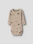 Name it vauvan rib body, beige autot - Pitkähihaiset bodyt - name13260251s - 4