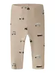 Name it vauvan rib legginsit, autot beige - Legginsit - name13260252s - 1