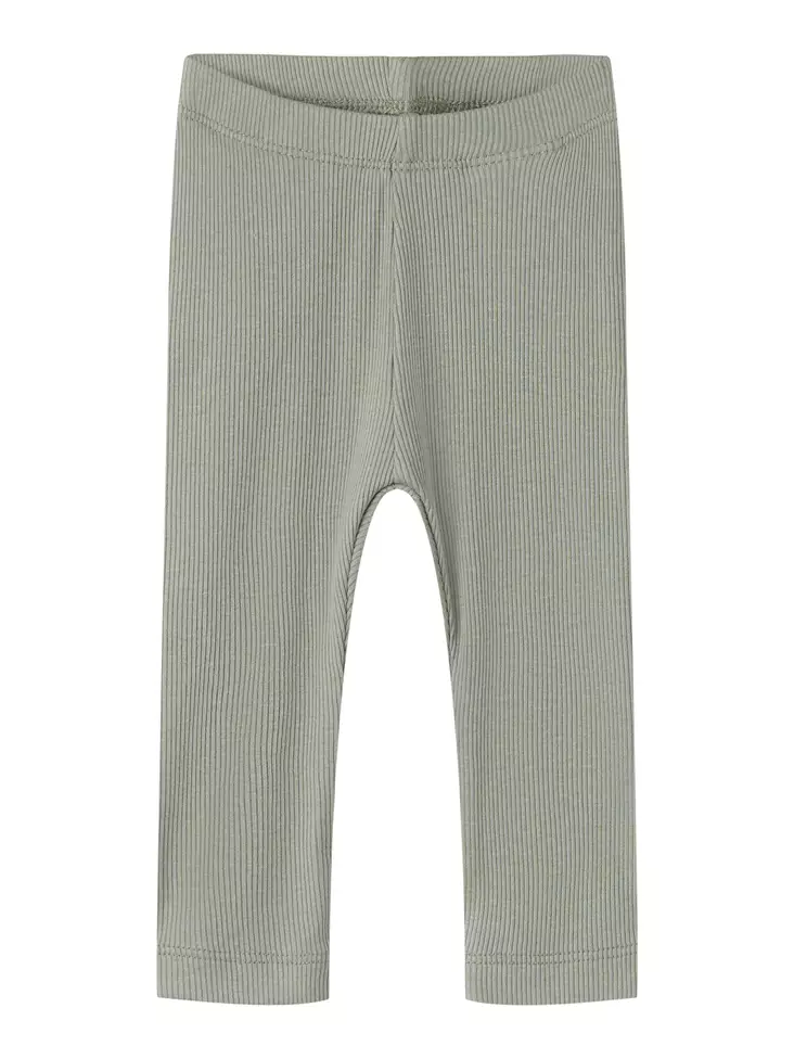 Name It lasten rib legginsit, vihreä - Legginsit - name13198040s - 1