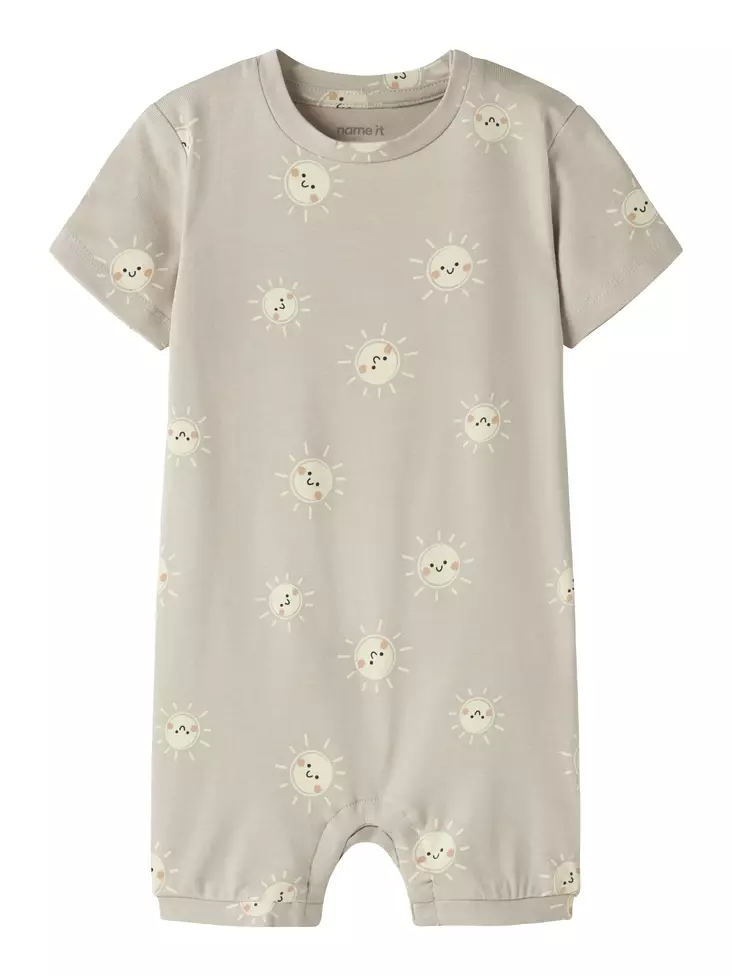 Name it lasten kesäpuku, aurinko/beige - Lyhythihaiset bodyt ja kesäpuvut - name13229234ps - 1
