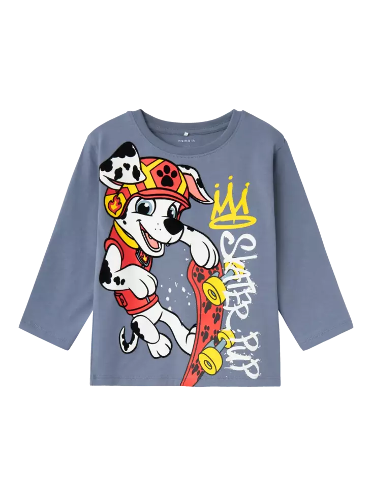 Name it Ryhmä Hau paita, sini-harmaa - Pitkähihaiset paidat - name13236303fs - 1