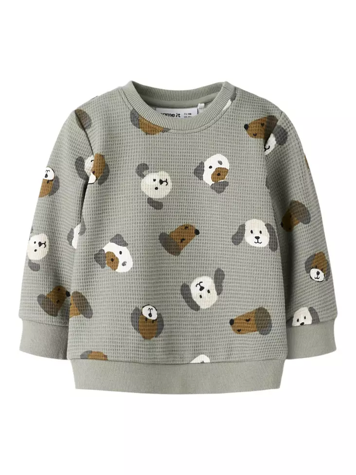 Name it vauvan collegepaita, koira/vihreä - Collegepaidat - name13251610s - 1