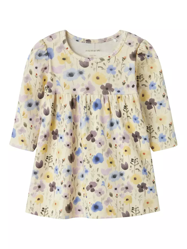 Name it vauvan mekko, kukkaset - Pitkähihaiset mekot - name13238217ss - 1