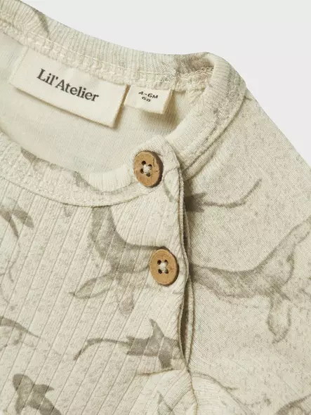 Lil'Atelier vauvan rib body, valas - Pitkähihaiset bodyt - name13240842t - 2