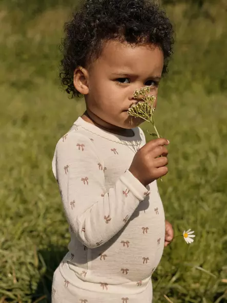 Lil'Atelier vauvan villabody, rusetti - Villakerrastot - lil13242526t - 7