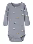 Name it vauvan rib body, harmaa autot - Pitkähihaiset bodyt - name13260251t - 1