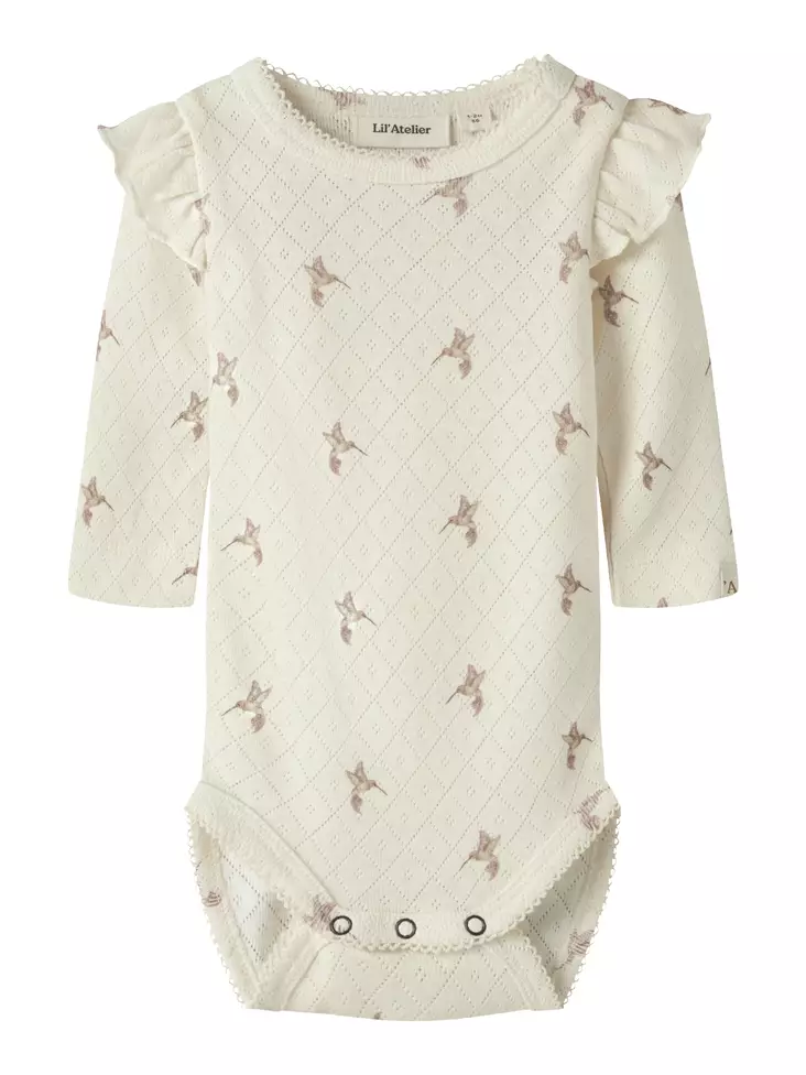 Lil Atelier vauvan body, lintu - Pitkähihaiset bodyt - lil13258979t - 1