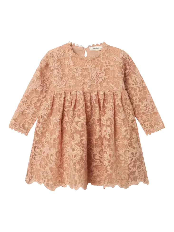 Lil'Atelier lasten mekko, pitsi - Pitkähihaiset mekot - name13235996rt - 1