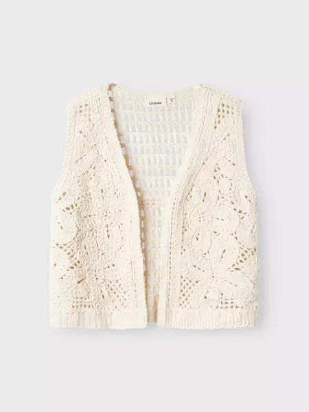 Lil'Atelier lasten neuleliivi, luon.valk - Neuleet - name13240311t - 1