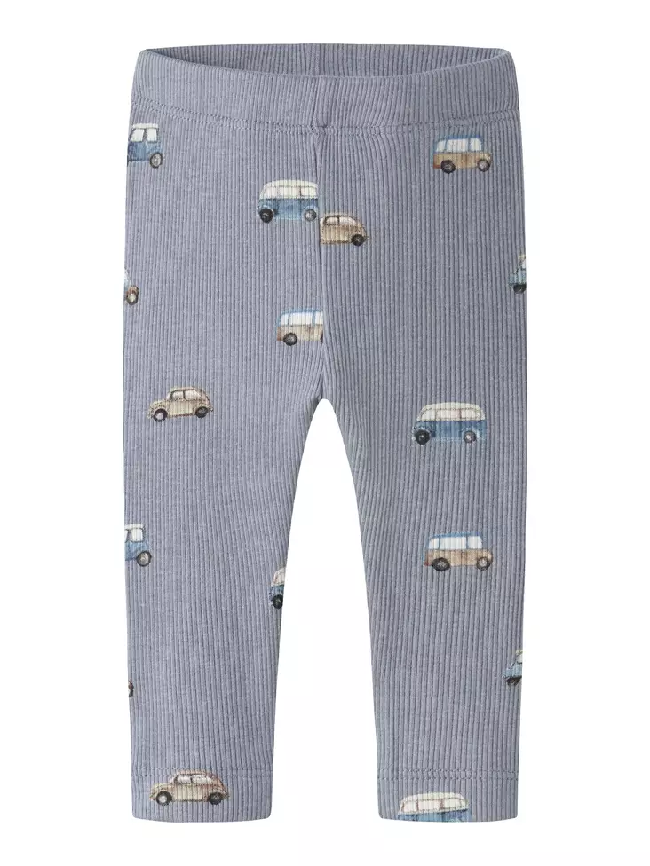 Name it vauvan rib legginsit, autot sininen - Legginsit - name13260252t - 1