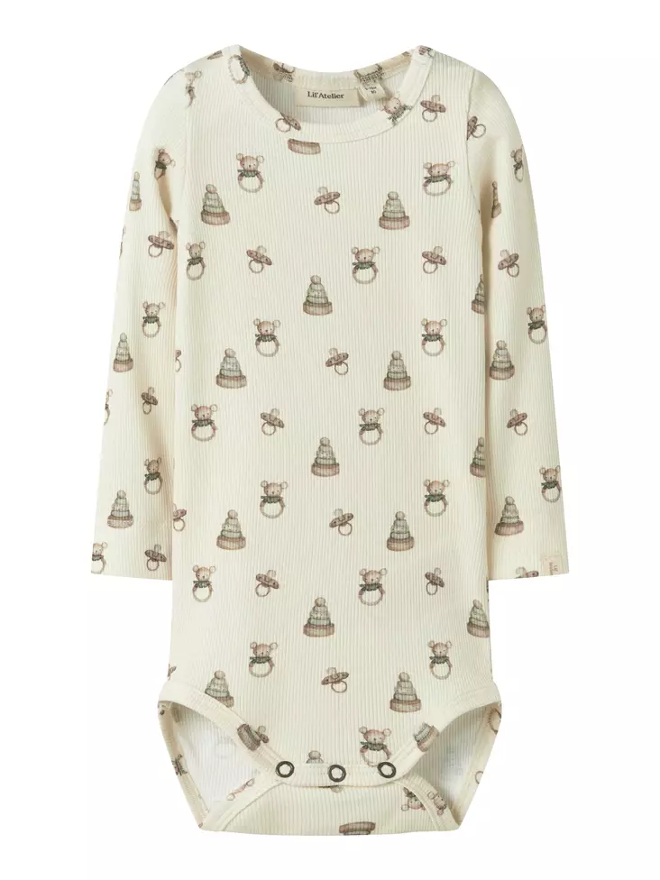 Lil' Atelier vauvan rib body, lelut - Pitkähihaiset bodyt - lil13239256t - 5
