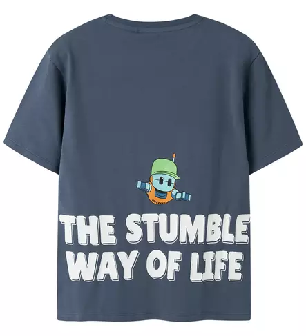 Name it lasten T-paita, sini-harmaa - T-paidat - name13254192v - 2