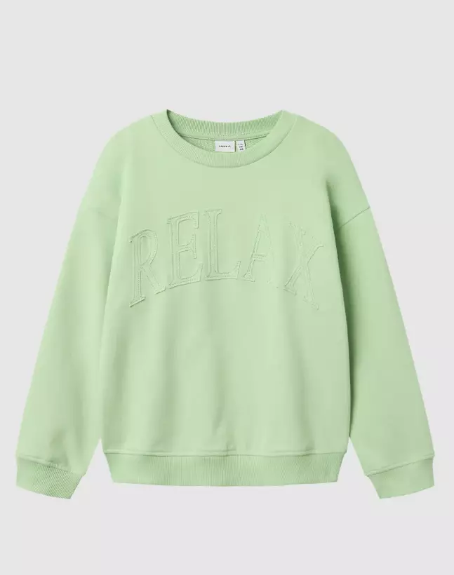 Name it lasten collegepaita RELAX vihreä - Collegepaidat - name13238948v - 1